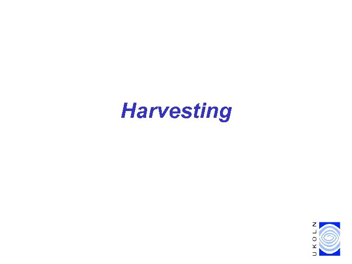 Harvesting 