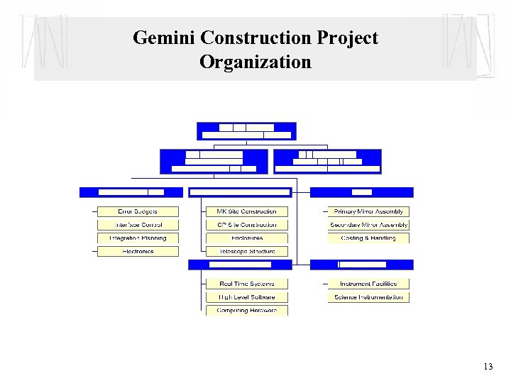 Gemini Construction Project Organization 13 