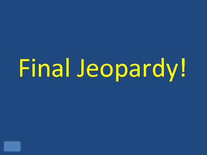 Final Jeopardy! 