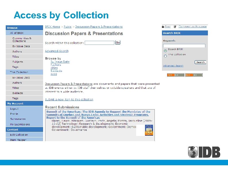 Access by Collection 