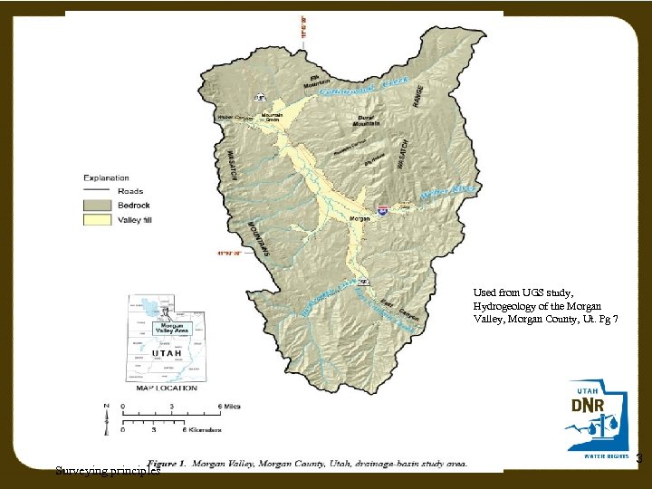 Used from UGS study, Hydrogeology of the Morgan Valley, Morgan County, Ut. Pg 7