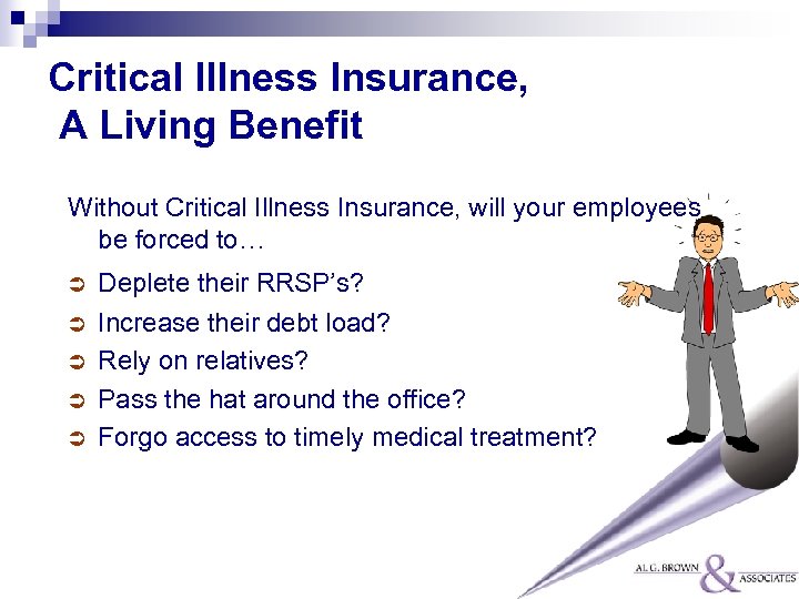 Critical Illness Insurance, A Living Benefit Without Critical Illness Insurance, will your employees be