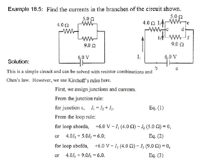 Example 18. 5: Solution: 