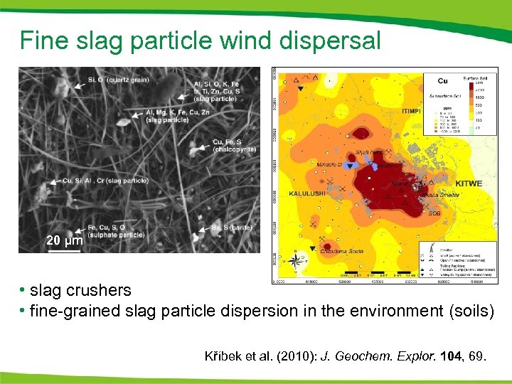 Fine slag particle wind dispersal 20 μm • slag crushers • fine-grained slag particle