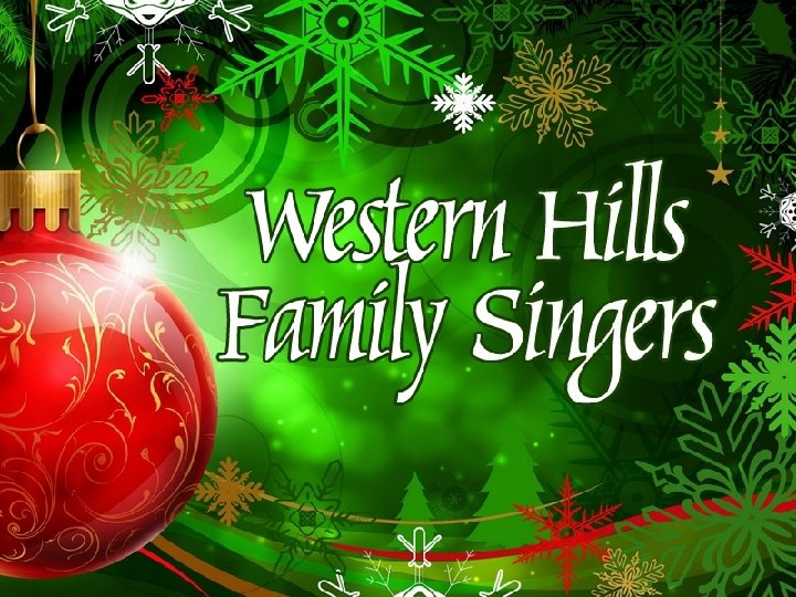 Western Hills Family Singers 