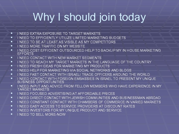 Why I should join today § § § § § I NEED EXTRA EXPOSURE