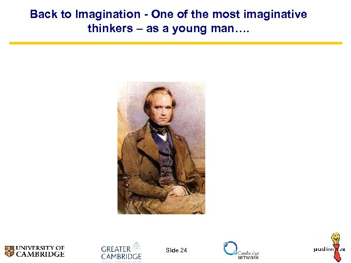 Back to Imagination - One of the most imaginative thinkers – as a young