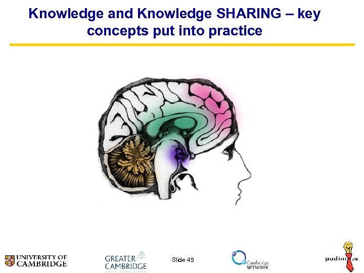 Knowledge and Knowledge SHARING – key concepts put into practice Slide 45 