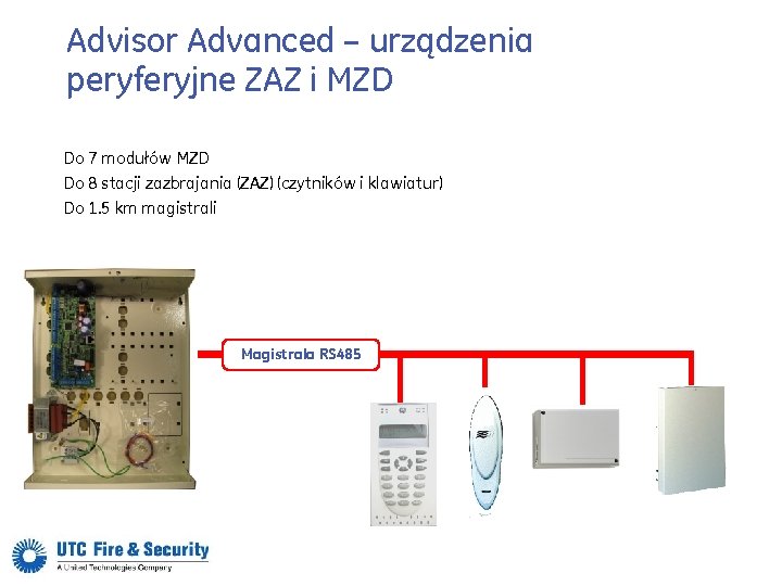 Advisor Advanced – urządzenia peryferyjne ZAZ i MZD Do 7 modułów MZD Do 8