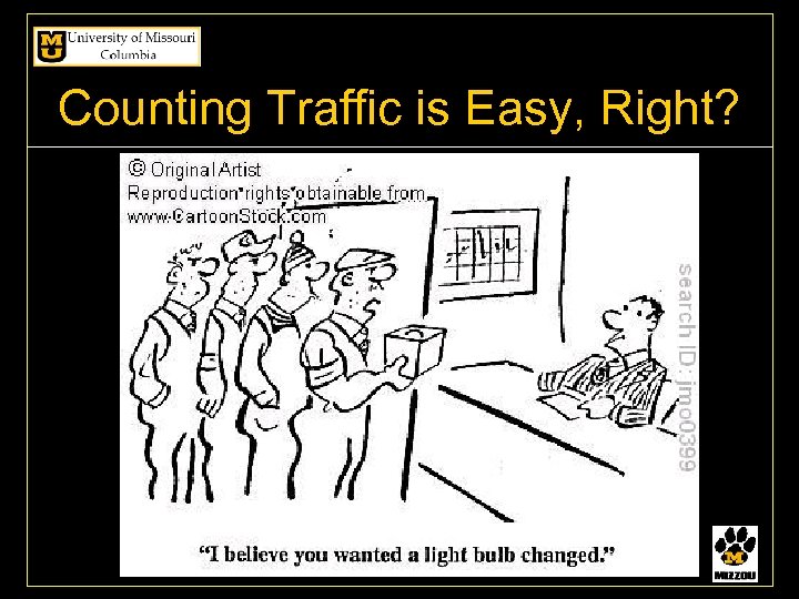 Counting Traffic is Easy, Right? 