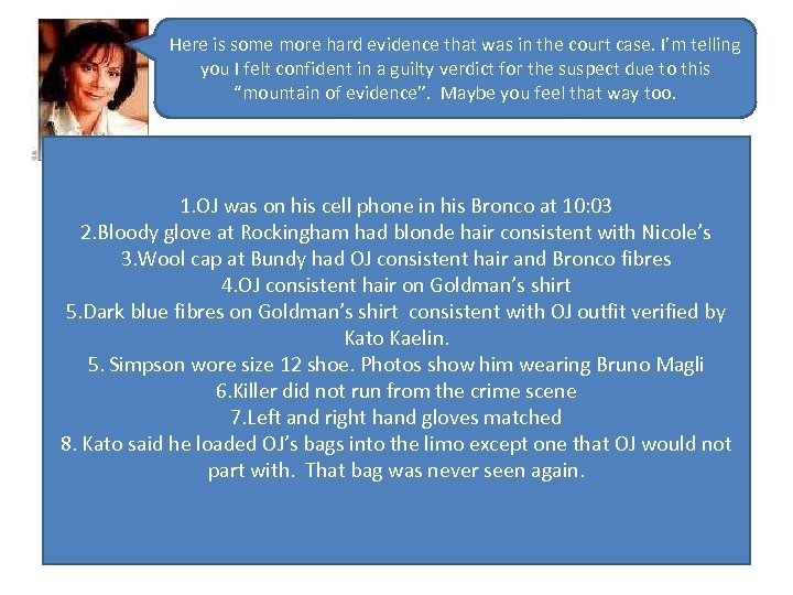 Here is some more hard evidence that was in the court case. I’m telling