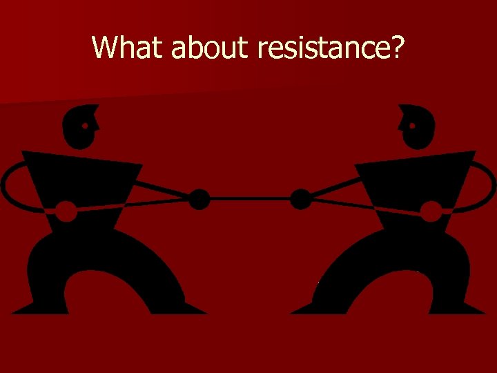 What about resistance? 