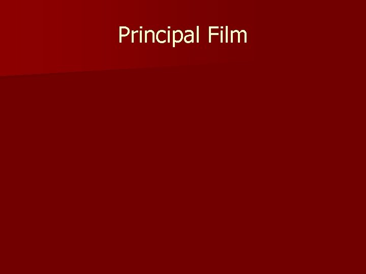 Principal Film 