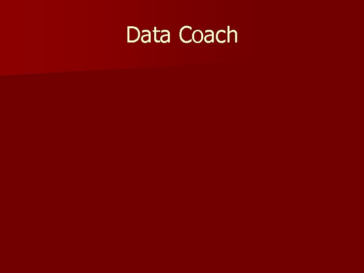 Data Coach 