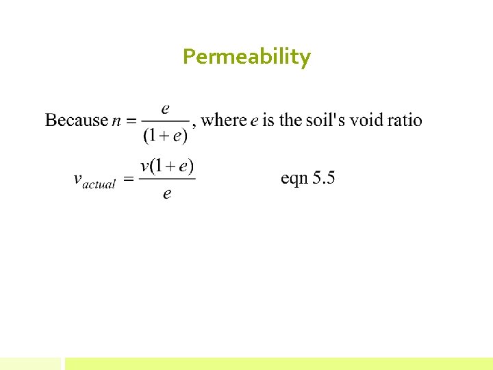 Permeability 