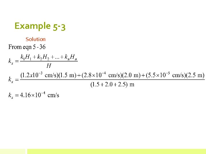 Example 5 -3 Solution 