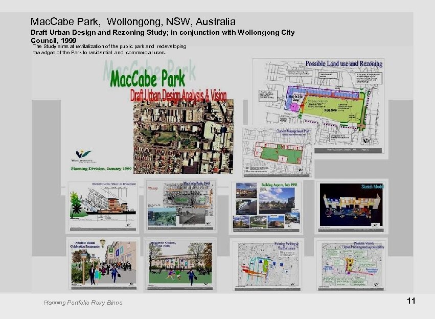 Examples of Urban Design Planning Studies 19