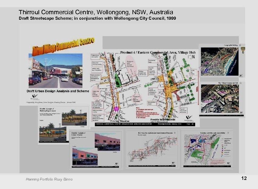 Thirroul Commercial Centre, Wollongong, NSW, Australia Draft Streetscape Scheme; in conjunction with Wollongong City