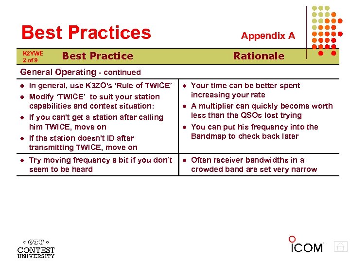 Best Practices K 2 YWE 2 of 9 Appendix A Best Practice Rationale General