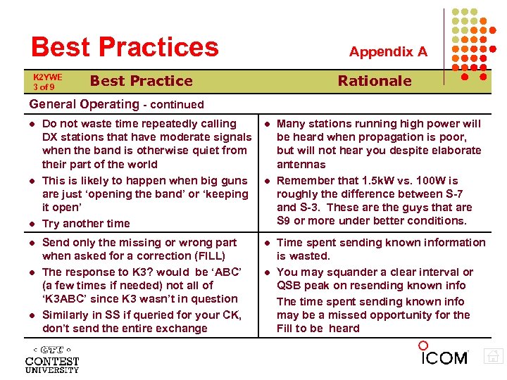 Best Practices K 2 YWE 3 of 9 Appendix A Best Practice Rationale General