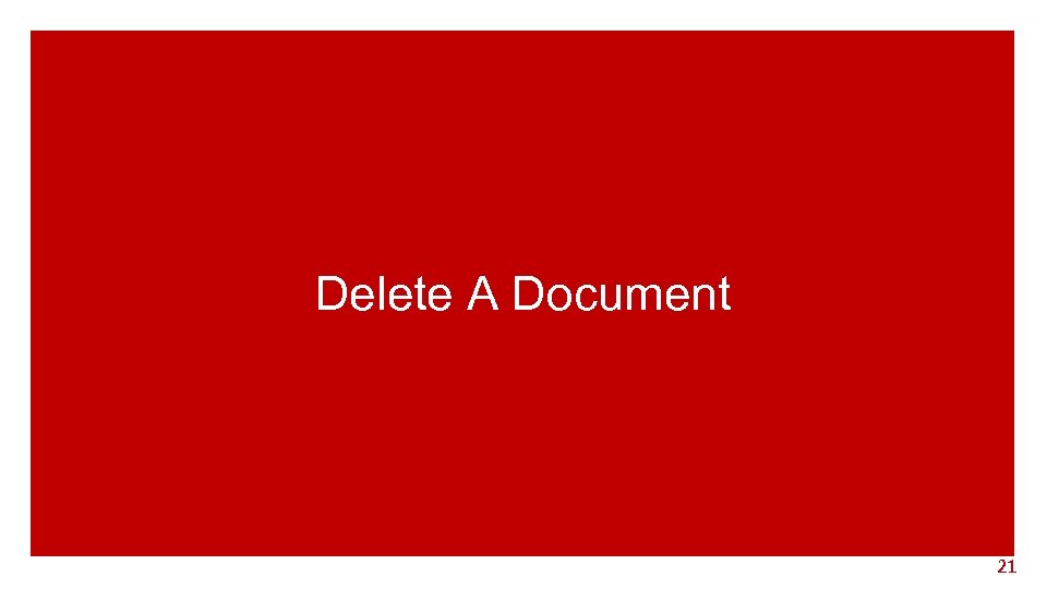 Delete A Document 21 