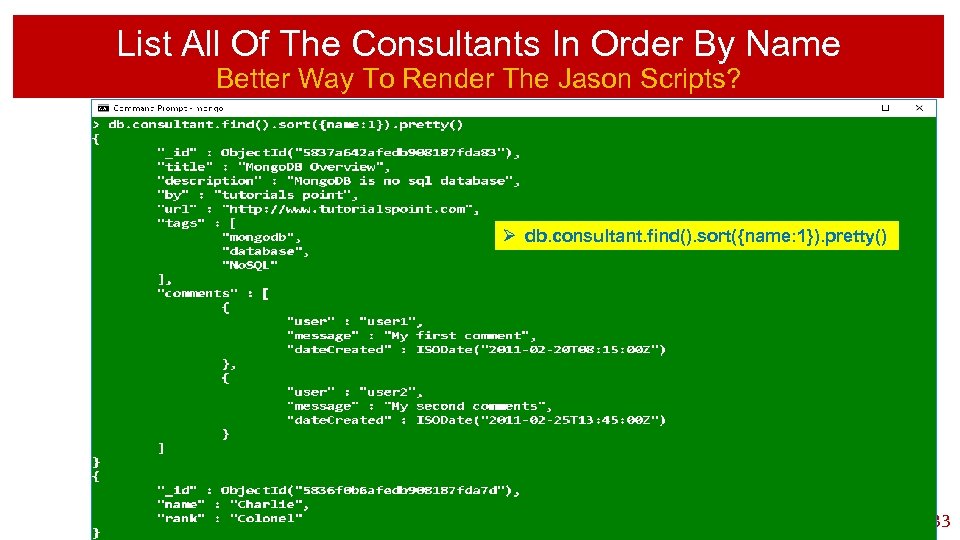 List All Of The Consultants In Order By Name Better Way To Render The