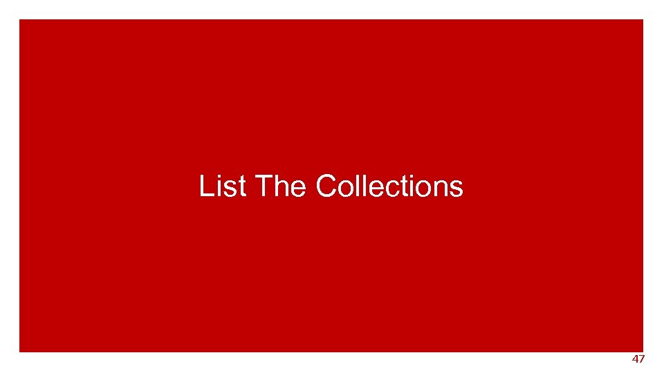 List The Collections 47 