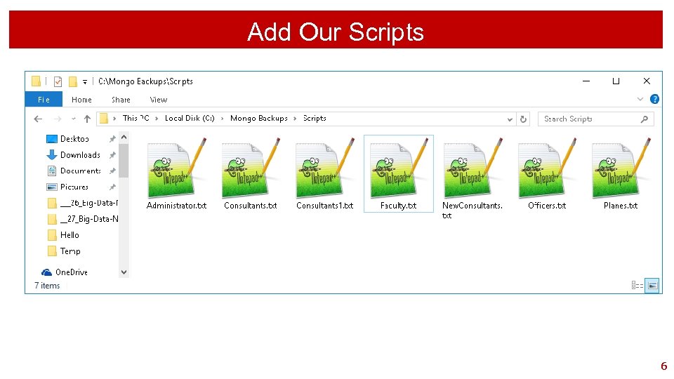 Add Our Scripts 6 