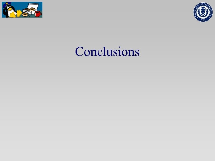 Conclusions 