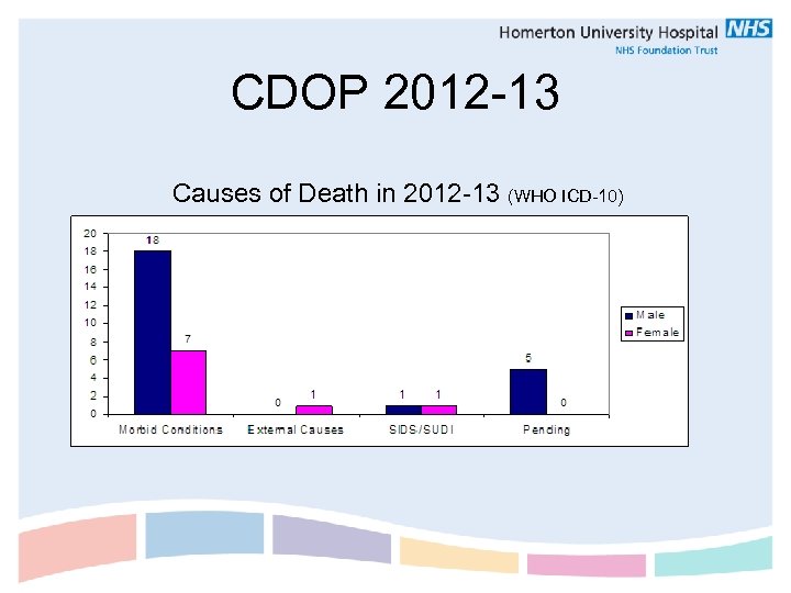 CDOP 2012 -13 Causes of Death in 2012 -13 (WHO ICD-10) 