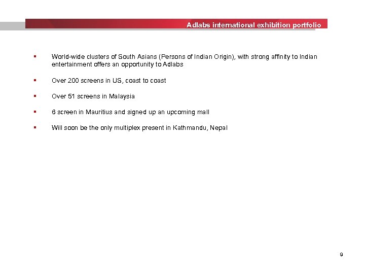 Adlabs international exhibition portfolio § World-wide clusters of South Asians (Persons of Indian Origin),