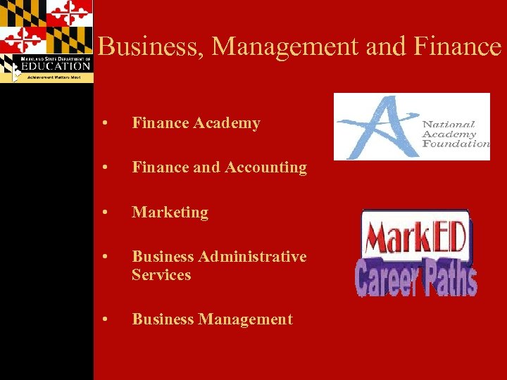 Business, Management and Finance • Finance Academy • Finance and Accounting • Marketing •