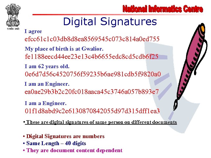 Digital Signatures I agree efcc 61 c 1 c 03 db 8 d 8