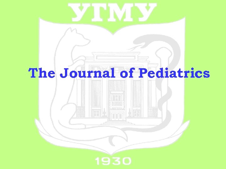 The Journal of Pediatrics 