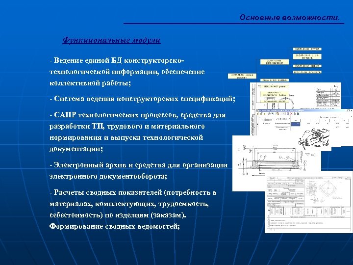 Карта технологической информации