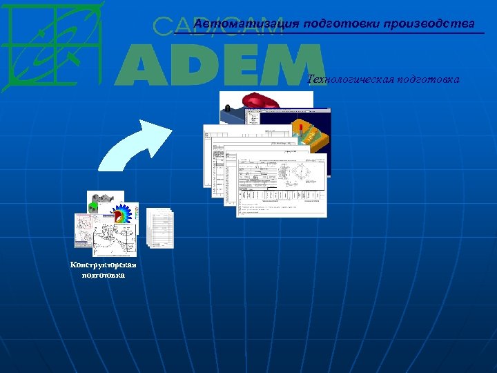 Автоматизация подготовки производства Технологическая подготовка Конструкторская подготовка 