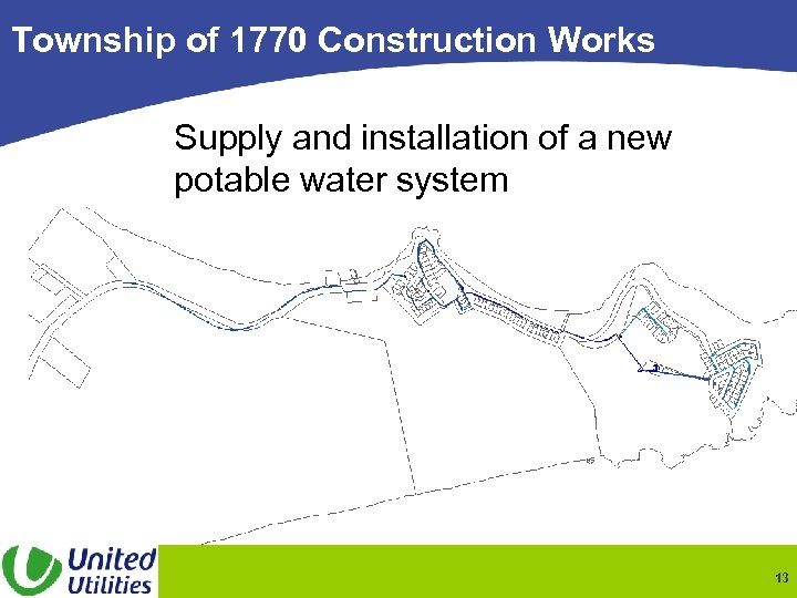 Township of 1770 Construction Works Supply and installation of a new potable water system