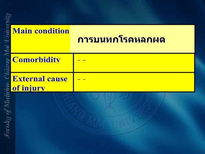 การบนทกโรคหลกผด 