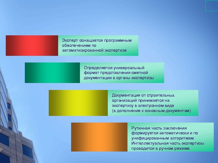 Эксперт оснащается программным обеспечением по автоматизированной экспертизе Определяется универсальный формат представления сметной документации в