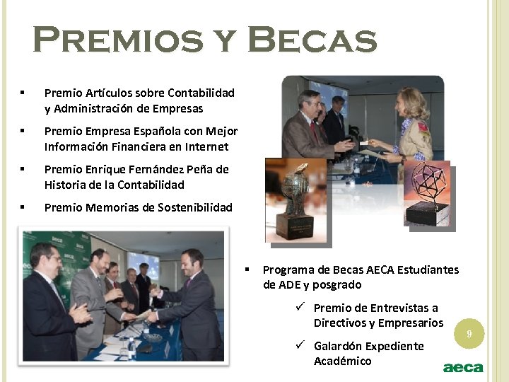 Premios y Becas § Premio Artículos sobre Contabilidad y Administración de Empresas § Premio