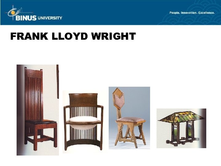 FRANK LLOYD WRIGHT 