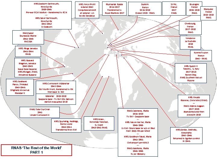 HMS Seaborn Dartmouth, Nova Scotia 1939 -1946 Pre-war RCAF station - transferred to RCN