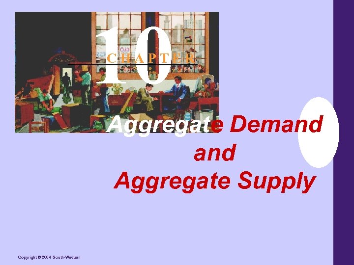 10 CHAPTER Aggregate Demand Aggregate Supply Copyright © 2004 South-Western 