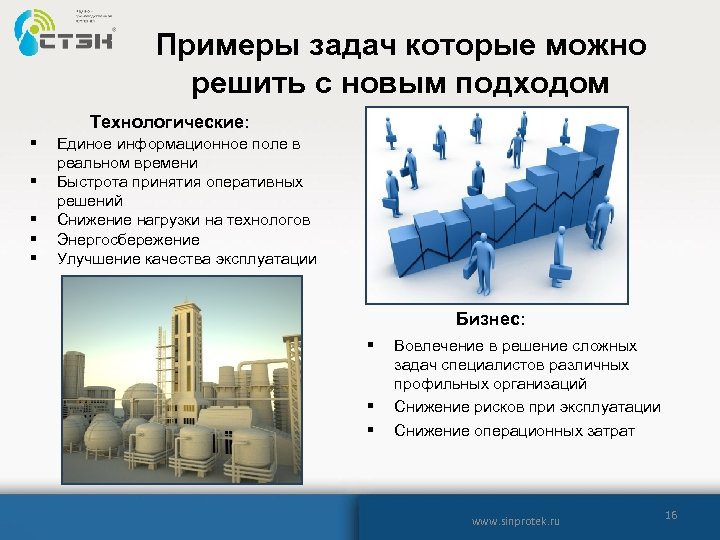 Примеры задач которые можно решить с новым подходом Технологические: § § § Единое информационное