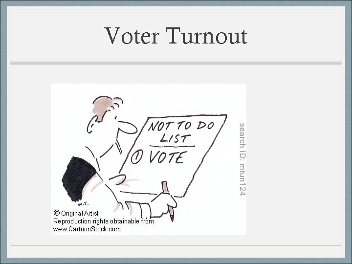 Voter Turnout 