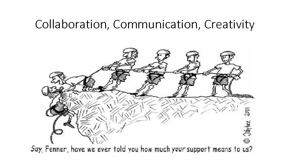 Collaboration, Communication, Creativity 