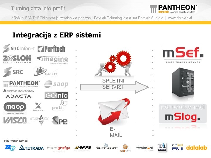 Turning data into profit e. Računi PANTHEON e. Vent je izveden v organizaciji Datalab