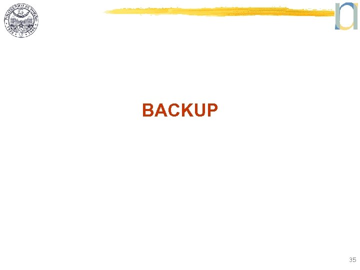 BACKUP 35 