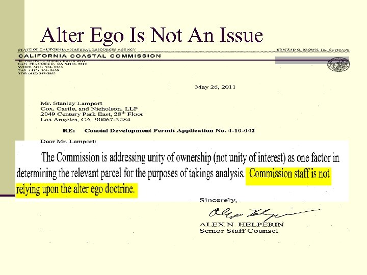 Alter Ego Is Not An Issue 