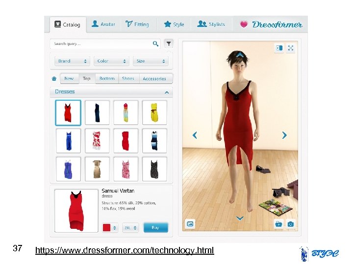 37 https: //www. dressformer. com/technology. html 